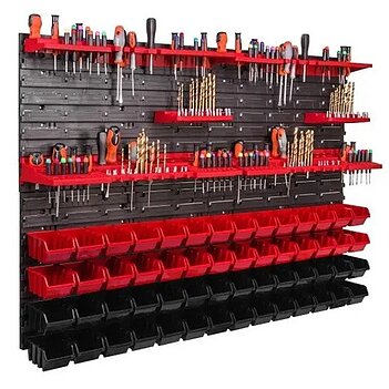 Панель для інструментів Kistenberg 115х78см + 56 контейнерів Варіант №21 (1388787846)