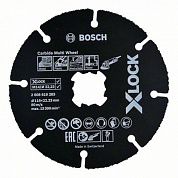 Круг відрізний по дереву Bosch X-LOCK Carbide Multi Wheel 115x1,0x22,23мм (2608619283)