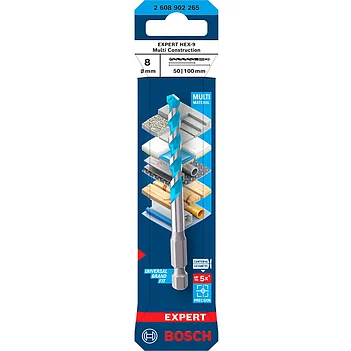 Сверло универсальное Bosch Expert HEX-9 Multi Construction 8х100мм 1 шт. (2608902265)