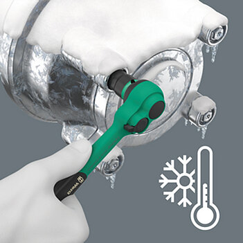 Тріскачка з бітотримачем WERA 8010 B Zyklop Comfort 3/8" 80 зубцов (05005540001)