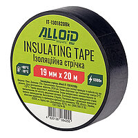 Стрічка ізоляційна Alloid 20м х 19мм 1шт (IT-1301820Bk)