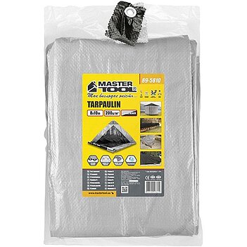 Тент MASTERTOOL двосторонній 8 х 10 м (89-5810)