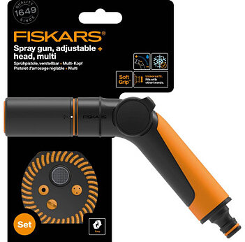 Пістолет для поливу Fiskars + насадка мультифункціональна (1065494)