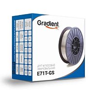Проволока сварочная с флюсом Gradient E71T-GS 0,8мм 1,0кг (GWF0810)