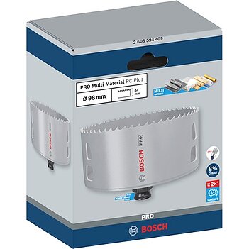 Коронка универсальная Bosch PRO Multi Material PC Plus 98 мм (2608594409)