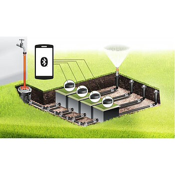 Клапан іригаційний GARDENA 9 V Bluetooth (01285-29.000.00)
