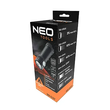 Фонарь аккумуляторный Neo Tools 3,7В (99-037)
