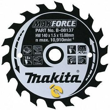 Диск пильный по дереву Makita MAKForce 235х30,0мм (B-08523)