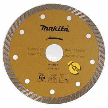 Диск алмазний турбо Makita 115х22,23 мм (A-84143)