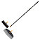 Грабли веерные для листьев Fiskars OneClick + метла + ручка L (1080715)