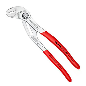 Клещи переставные KNIPEX Cobra Cr-V 250 мм с кнопочным фиксатором (87 03 250)