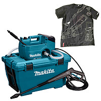 Мийка високого тиску акумуляторна Makita + футболка L (SET-DHW080ZK-L-0424) - без акумулятора та зарядного пристрою