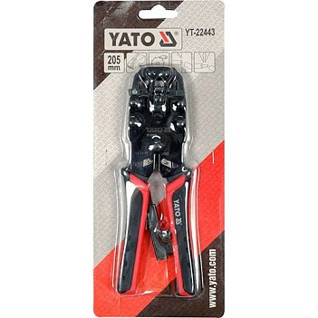 Клещи для обжима и зачистки проводов Yato 205мм (YT-22443)