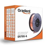 Проволока сварочная омедненная Gradient ER70S-6 1,0мм 5,0кг (GWC1005)