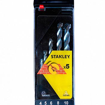 Набір свердел по цеглі Stanley 5 шт (STA56035)