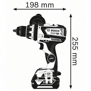 Аккумуляторная дрель-шуруповерт Bosch GSR 18V-110 C (06019G010C)