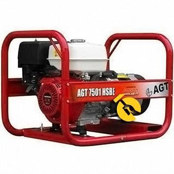 Генератор бензиновый AGT (AGT7501HSBE)