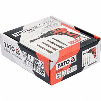 Молоток пневматический Yato с аксессуарами (YT-09904)