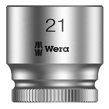 Головка торцевая 6-гранная WERA Zyklop 8790 HMB Cr-V 3/8" 21 мм (05003566001)