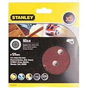 Шлифовальный круг Stanley 125 мм Р60 5шт. (STA32027)