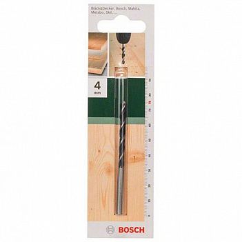 Сверло по дереву Bosch 4x75мм 1шт (2609255201)