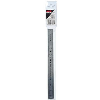 Линейка двухсторонняя Stanley 300 мм с нержавеющей стали  (0-35-401)