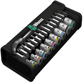 Набор инструмента WERA 8100 SA 7 Zyklop Metal 1/4" 28 ед. 6PT (05004017001)