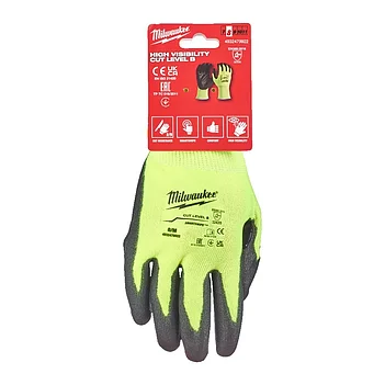 Рукавички сигнальні Milwaukee Hi-Vis розмір M / р.8 (4932479922)