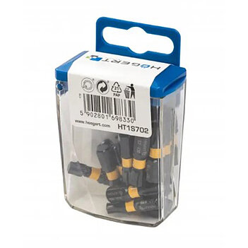 Бита ударная Torx Hoegert S2 1/4" T30 20 шт. (HT1S702)