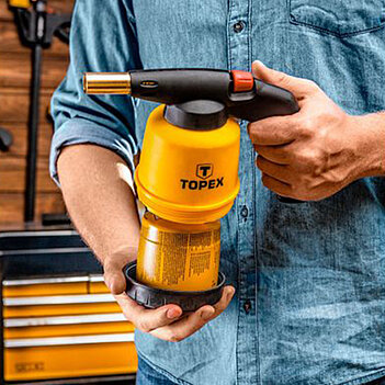 Лампа паяльная газовая TOPEX 190 г (44E142)