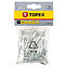 Заклепки алюминиевые TOPEX 4,0х8,0 мм 50 шт. (43E401)