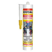 Герметик силиконовый термостойкий SOUDAL Gasket Seal 280мл красный (043257)