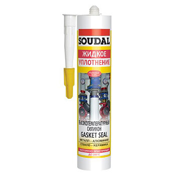 Герметик силіконовий термостійкий SOUDAL Gasket Seal 280мл червоний (043257) Герметик силіконовий термостійкий SOUDAL Gasket Seal 280мл червоний (043257)