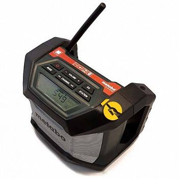 Радіоприймач акумуляторний Metabo R 12-18 BT (600777850) - без акумулятора та зарядного пристрою
