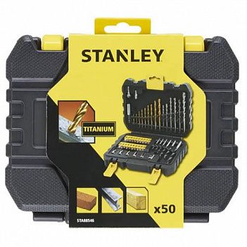 Набір свердел і біт Stanley 50 шт (STA88546)