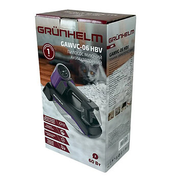 Пылесос аккумуляторный Grunhelm GAWVC-06 HBV (145507)
