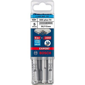 Бур по бетону Bosch SDS-Plus-7Х 5x50x115 мм 10 шт. (2608900157)