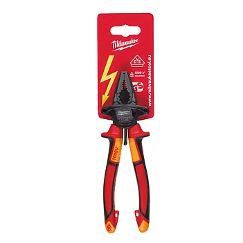 Плоскогубці діелектричні Milwaukee 180 мм 1000V VDE (4932464572)