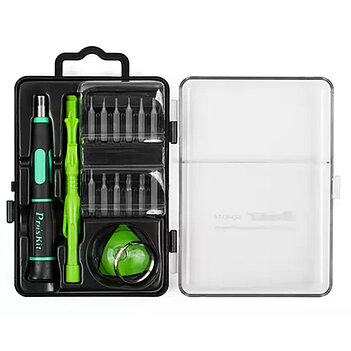 Отвертка с набором прецизионных бит Pro'sKit 18 шт. (SD-9314)