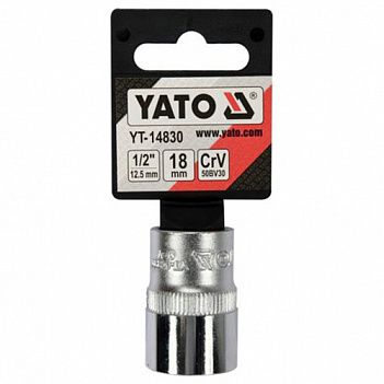 Головка торцевая Spline Yato 1/2" 18 мм (YT-14830)