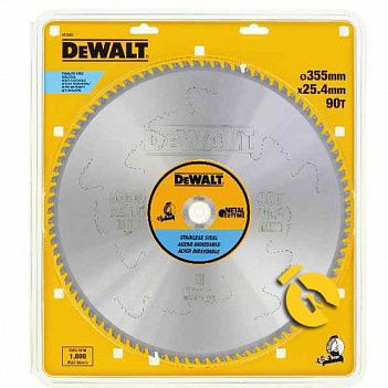 Диск пиляльний по металу DeWalt 355х25,4 мм (DT1922)