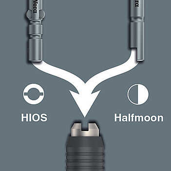 Держатель бит WERA Halfmoon 898/21 HIOS 4 мм х Halfmoon 4 мм универсальный с быстрозажимным патроном (05051502001)