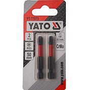 Біта Pozidriv Yato 1/4" PZ3 2 шт. (YT-77975)