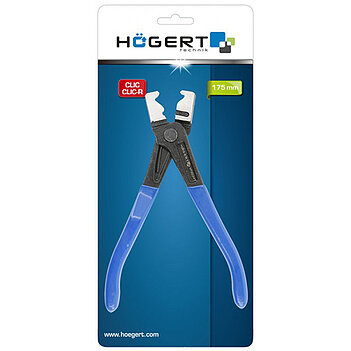 Клещи для хомутов Hoegert 175 мм тип CLIC/CLIC-R (HT8G347)