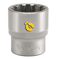 Головка торцевая Spline Yato 1/2" 24 мм (YT-1476)