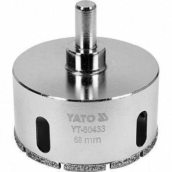 Коронка по керамике алмазная Yato 68мм (YT-60433)