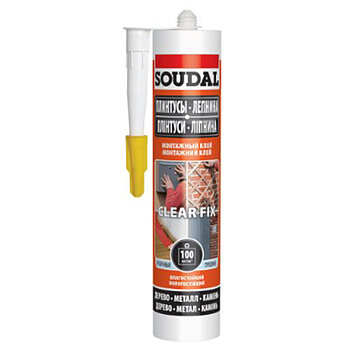 Клей монтажный SOUDAL CLEAR FIX 280мл прозрачный (160481) Клей монтажный SOUDAL CLEAR FIX 280мл прозрачный (160481)