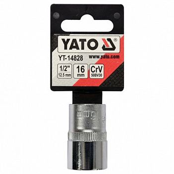 Головка торцева Spline Yato 1/2" 16 мм (YT-14828)