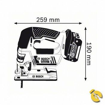 Лобзик аккумуляторный Bosch GST 14,4 V-LI (060158J400)