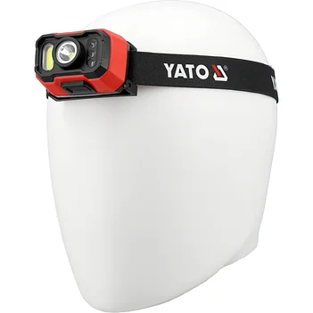 Фонарь налобный аккумуляторный Yato (YT-085942)